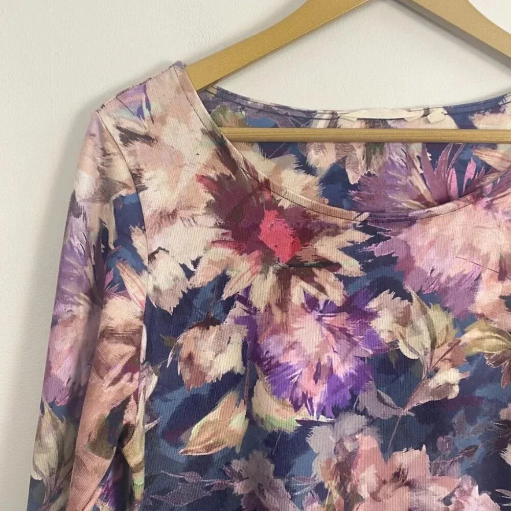 Soft Surroundings Floral Tunic Top - Picture 2 of 10